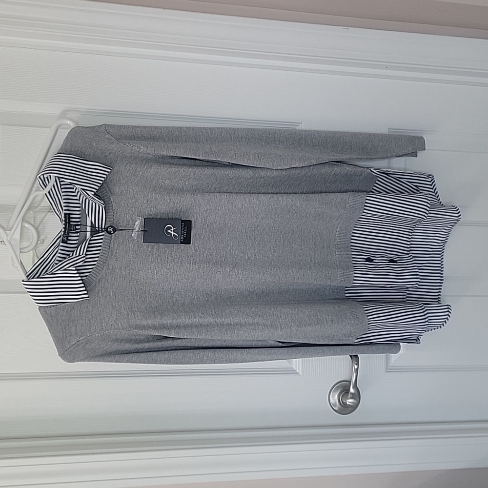 Layered Sweater/Blouse Combo